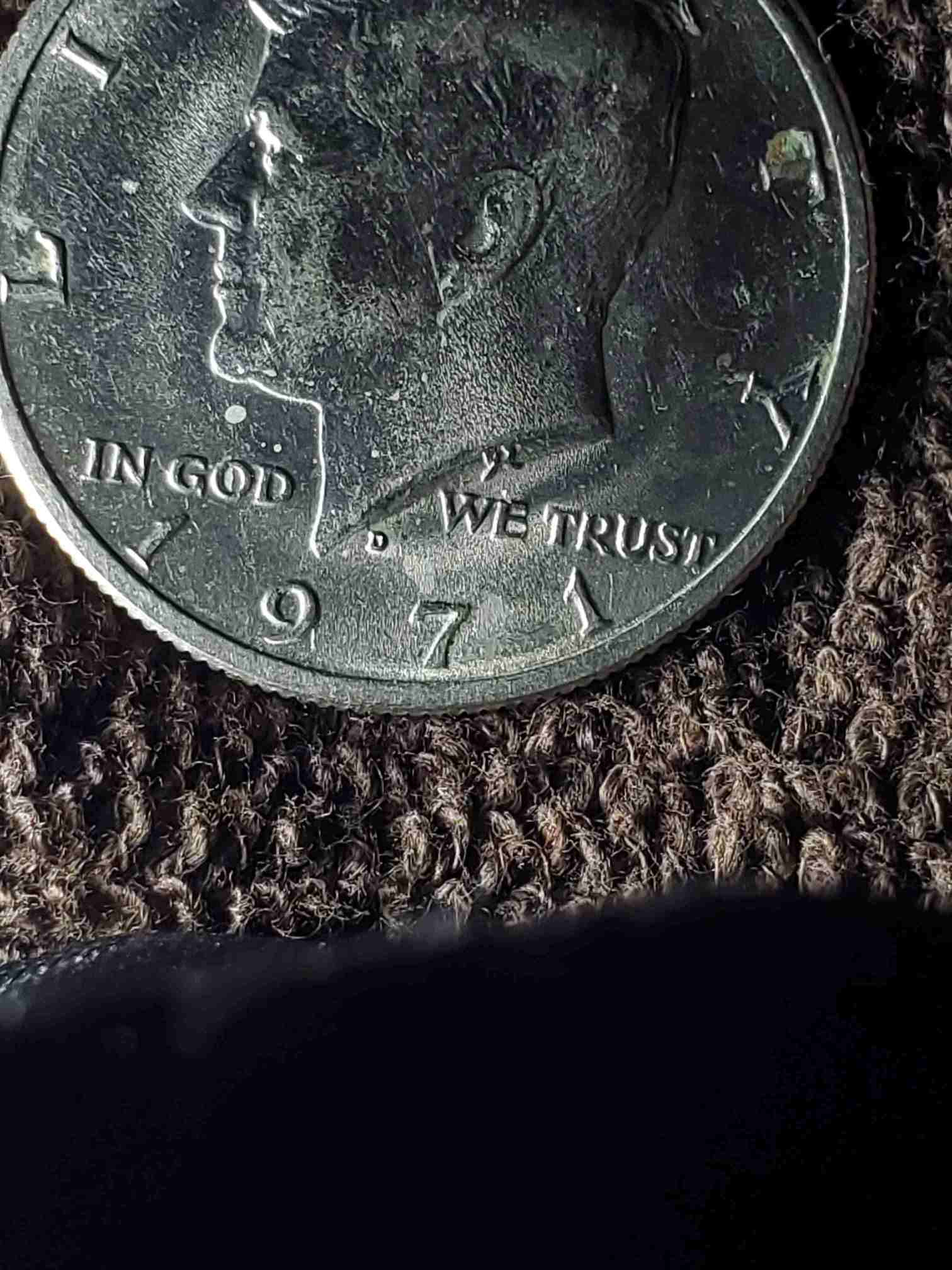 1971-D-Kennedy-Half-Dollar-With-Doubling,-Multiple-Copper-Faces